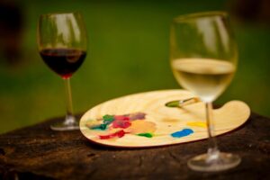 Čopič in vino